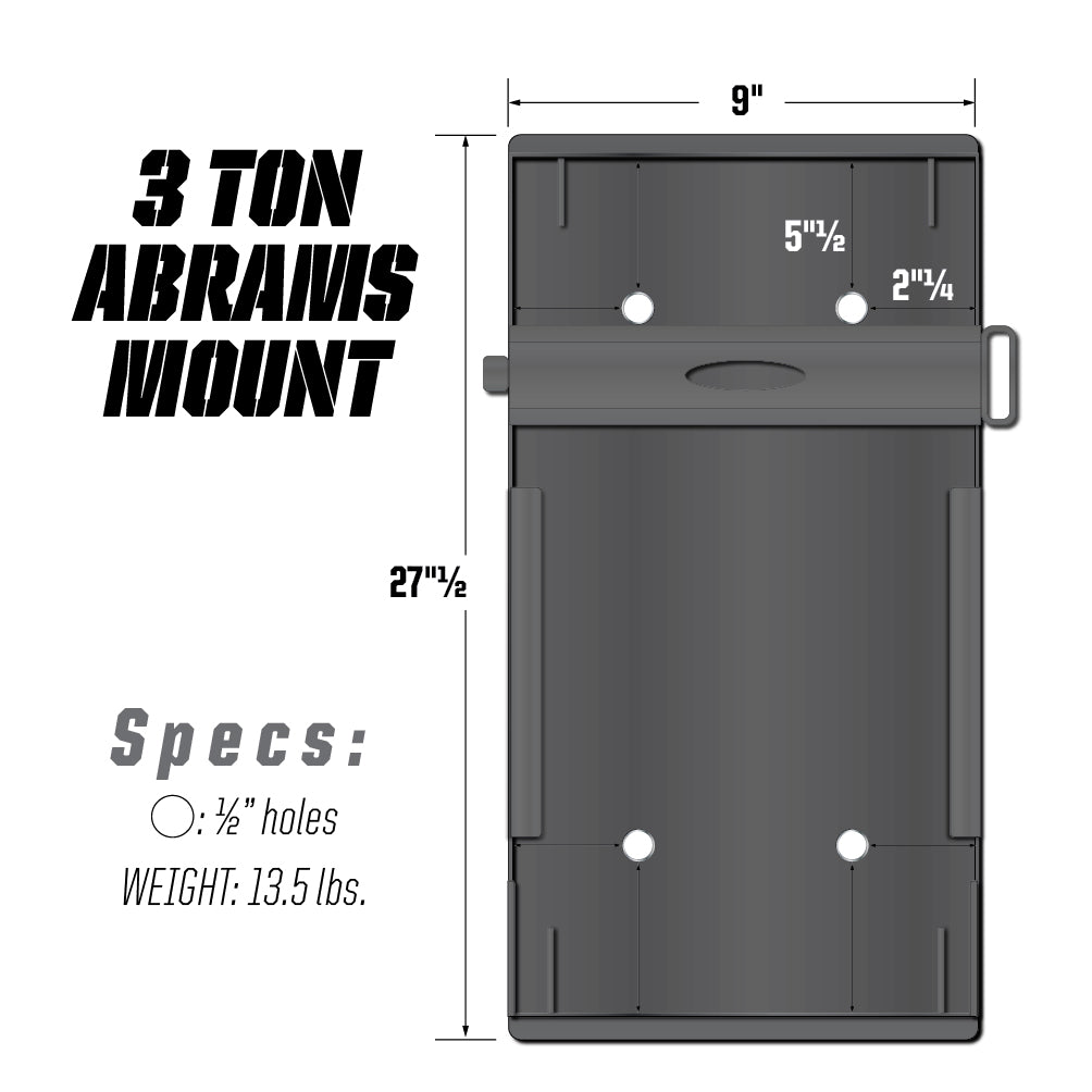 3 Ton "Abrams" Jack Mount 2.0