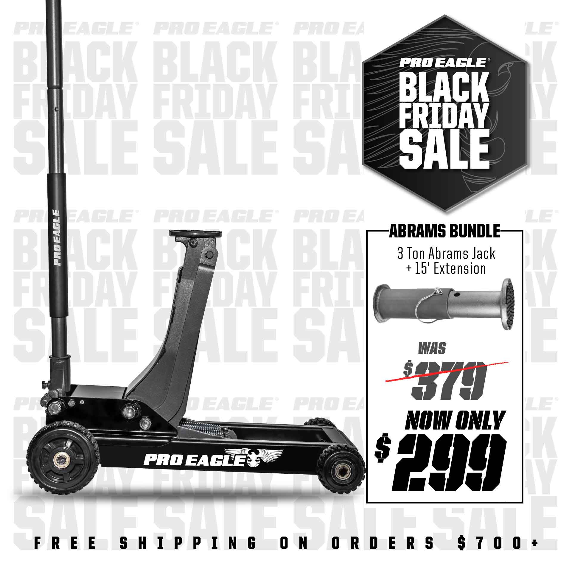 3 Ton Off Road Shop Jack "Abrams"