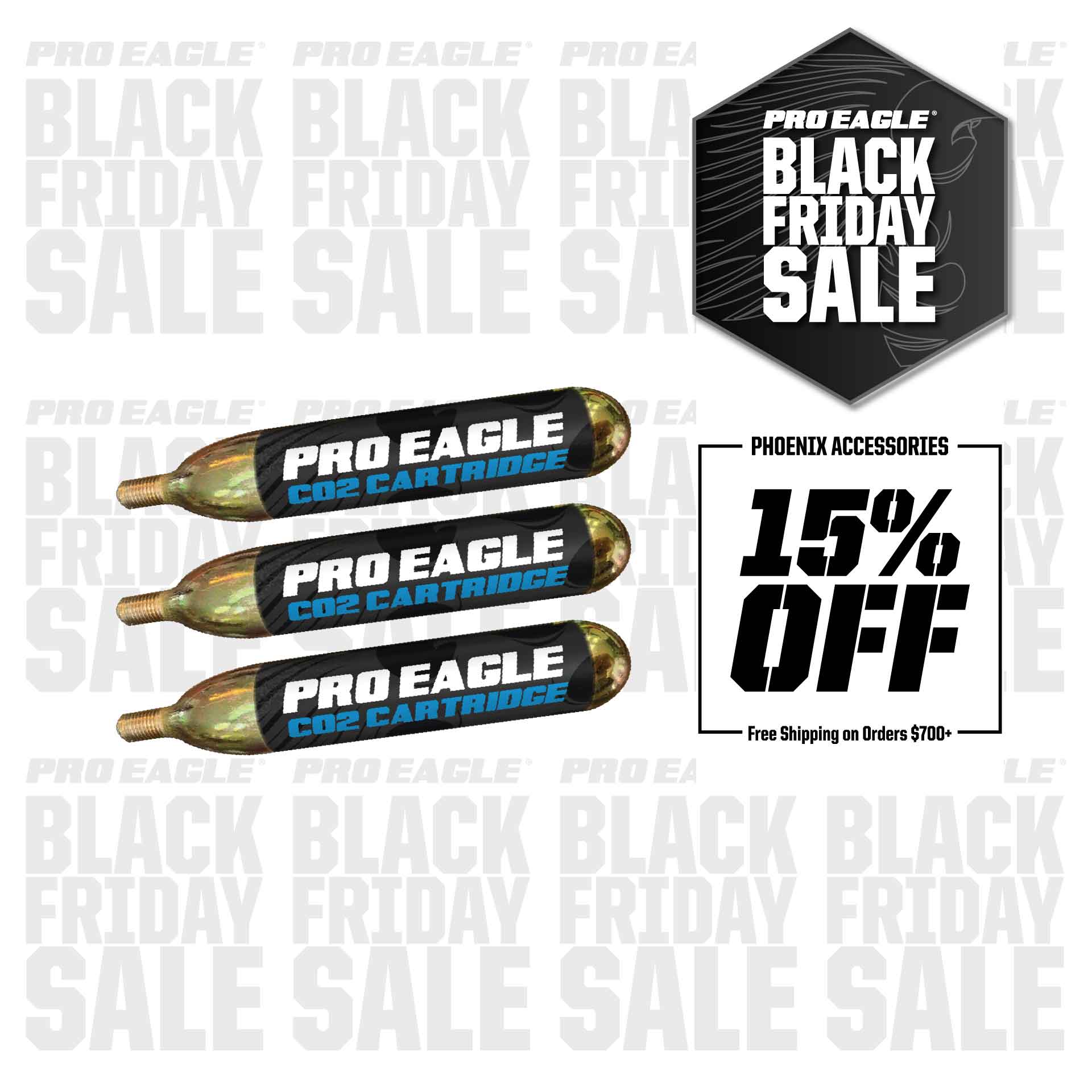 Co2 Cartridges for Phoenix Co2 Air Jack - 33g