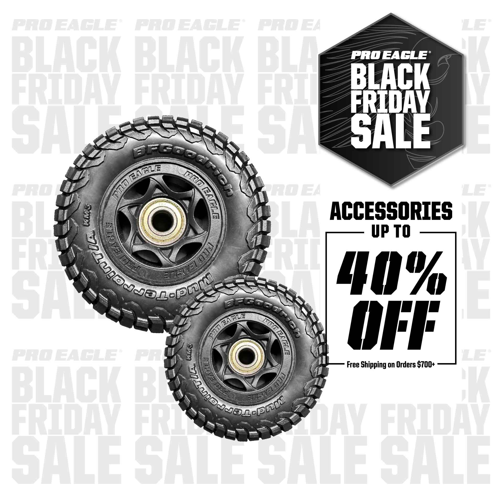 BFGoodrich KM3 Tire Set 6″ & 8″