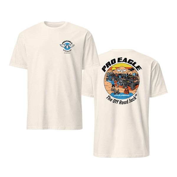 Pro Eagle Glamis Bums ShortSleeve Unisex TShirt White