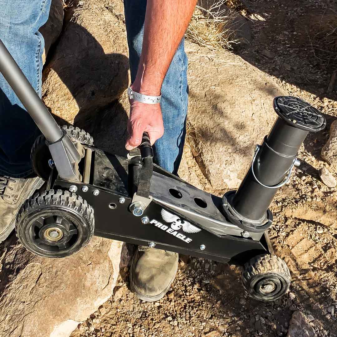 Versatile Grab Handle for 1.5, 2, 3 Ton Off Road Jacks - SKU ORJ23GH