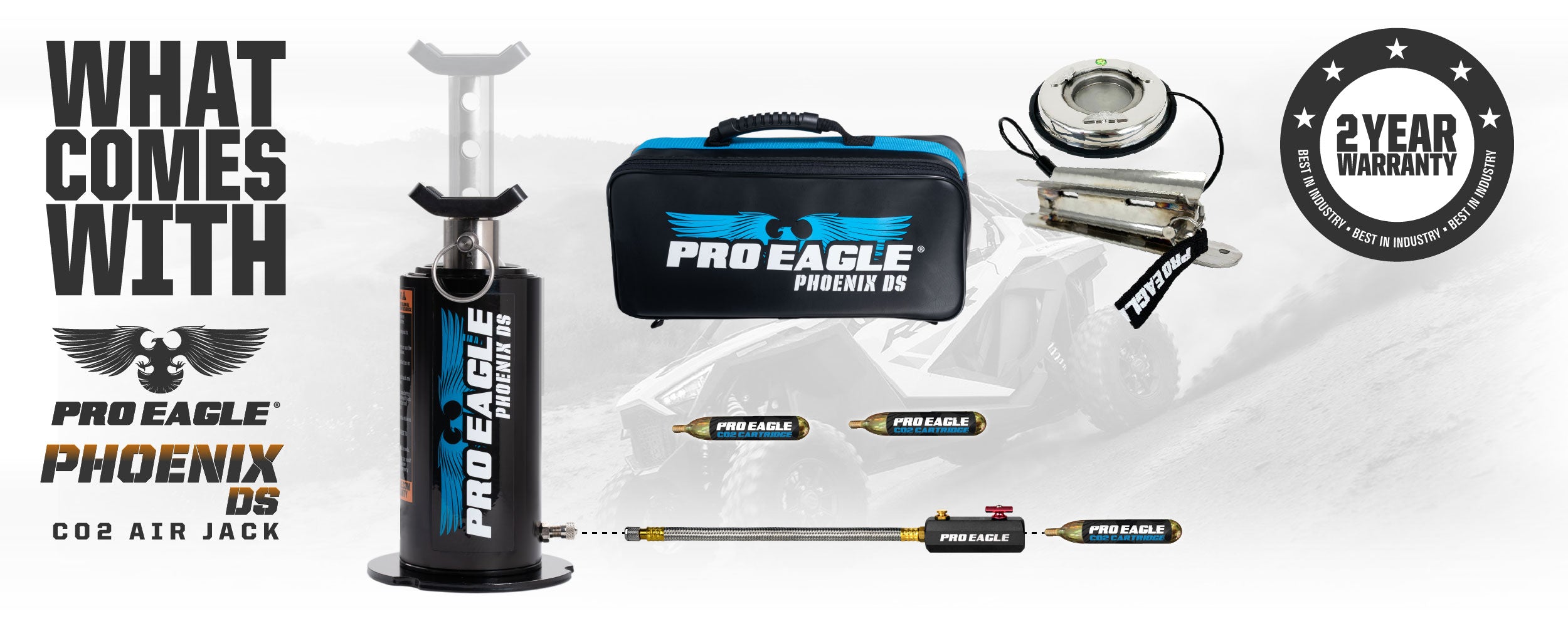 Phoenix DS Air Jack – Dual Stage Pneumatic Jack | Pro Eagle