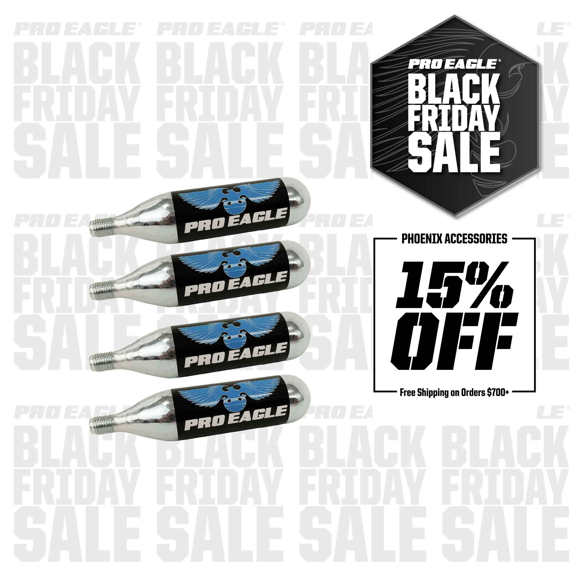 Co2 Cartridges for Phoenix Co2 Air Jack - 25g