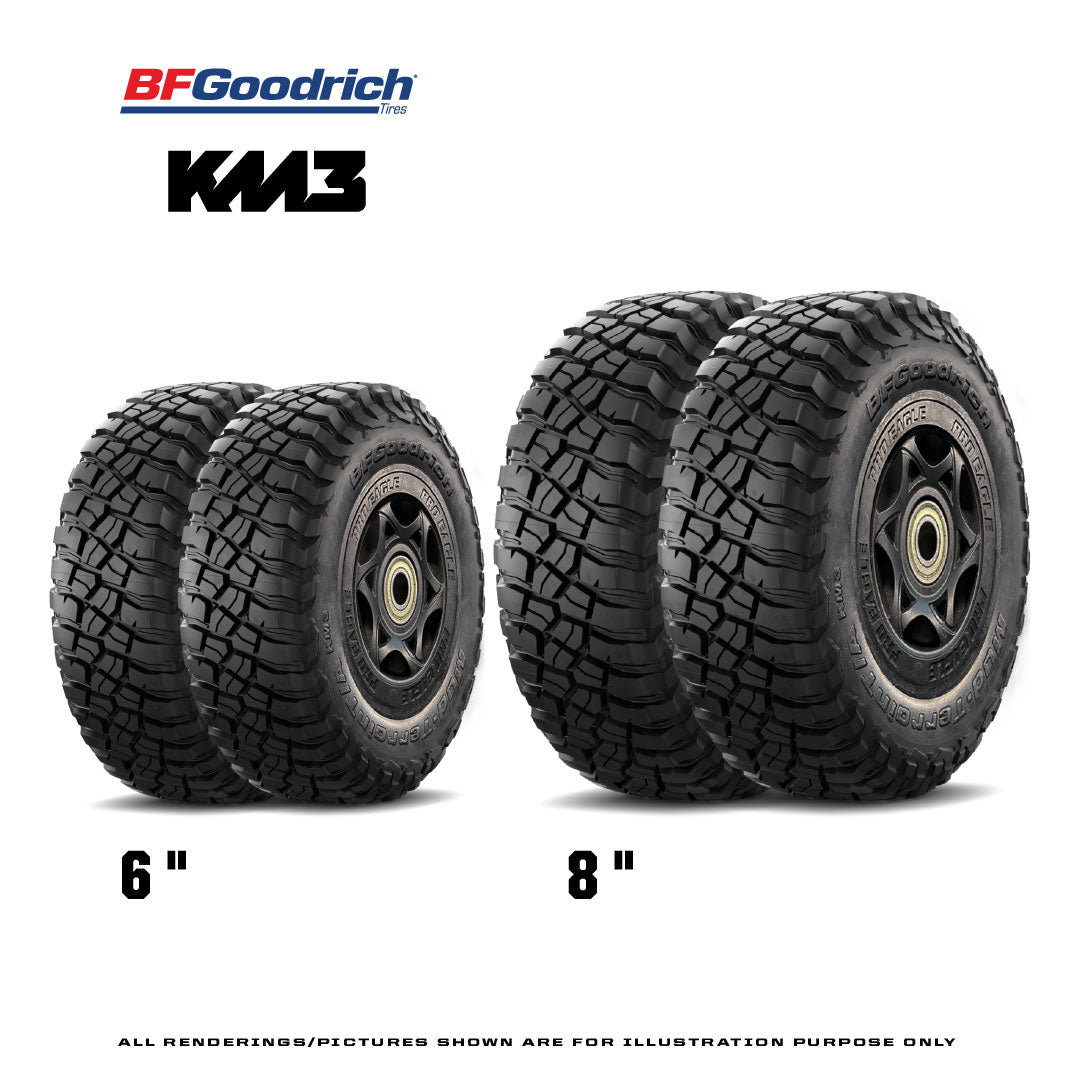 BFGoodrich KM3 Tire Set 6″ & 8″