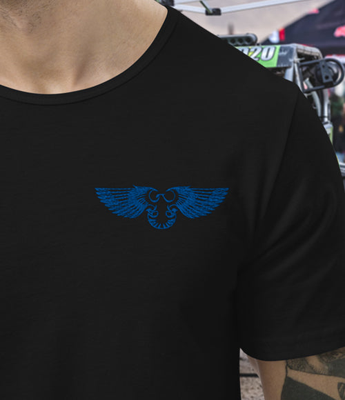 Pro Eagle - Curved Hem T-Shirt - Embroidered