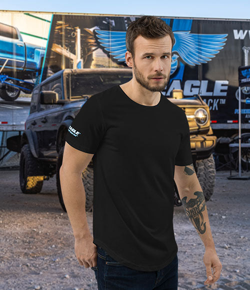 Pro Eagle - Curved Hem T-Shirt